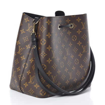 Louis Vuitton Monogram Neonoe MM Black 3 of 9