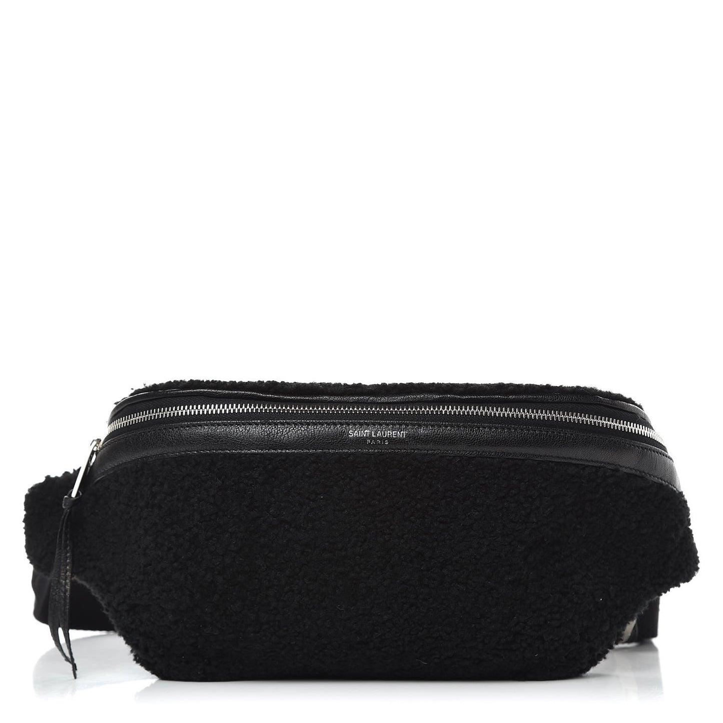 Shearling Belt Bag Black