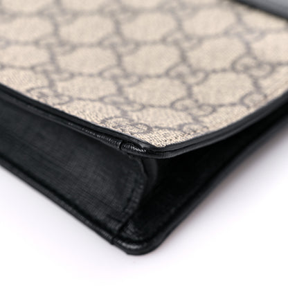 Gucci GG Supreme Monogram Web Belt Bag Black 16 of 22
