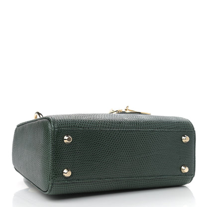Christian Dior Lizard Mini Lady Dior Green 4 of 12