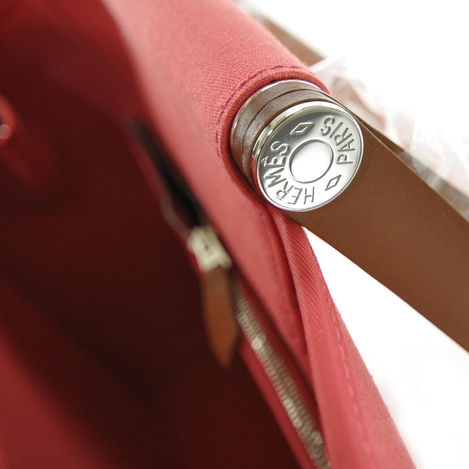 Hermes Canvas Cabag PM Bougainvillea 9 of 10