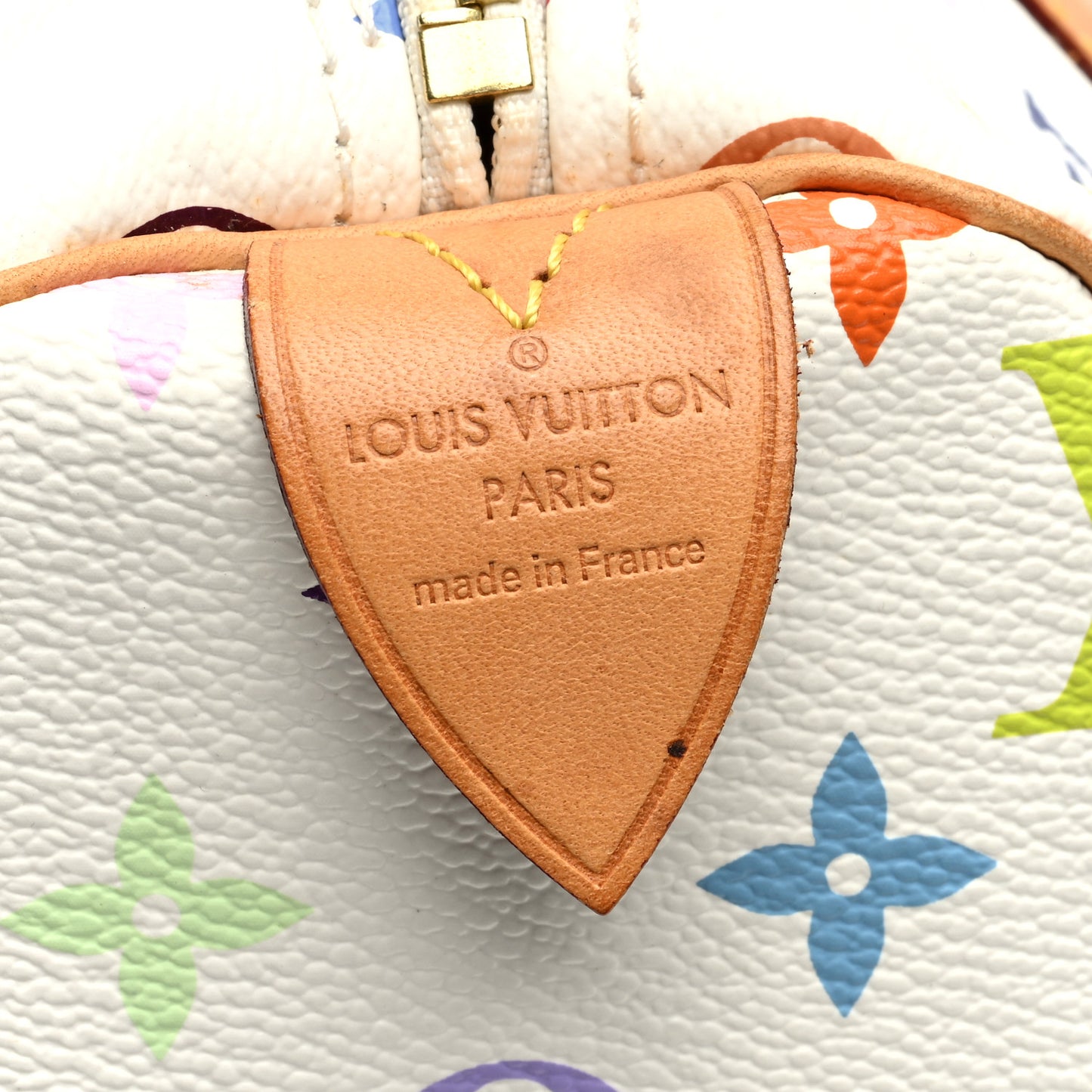 Monogram Multicolor Speedy 30 White