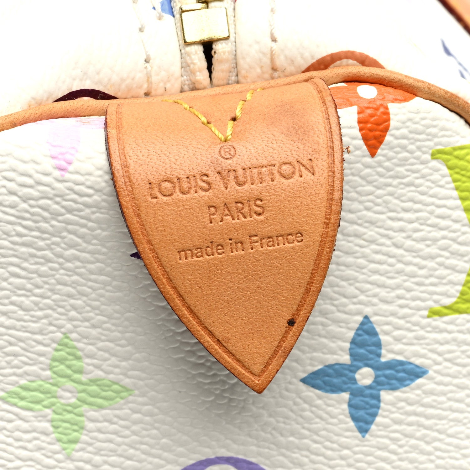 Louis Vuitton Monogram Multicolor Speedy 30 White 6 of 9