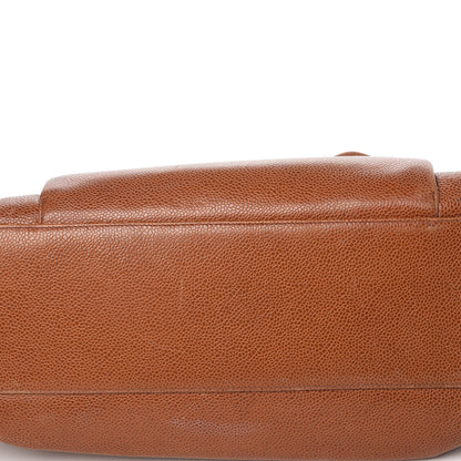 Chanel Caviar Flap Shoulder Bag Brown 22 of 26