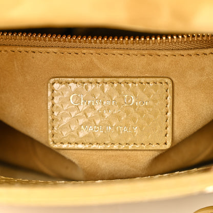 Christian Dior Snakeskin Mini Lady Dior Beige 6 of 11