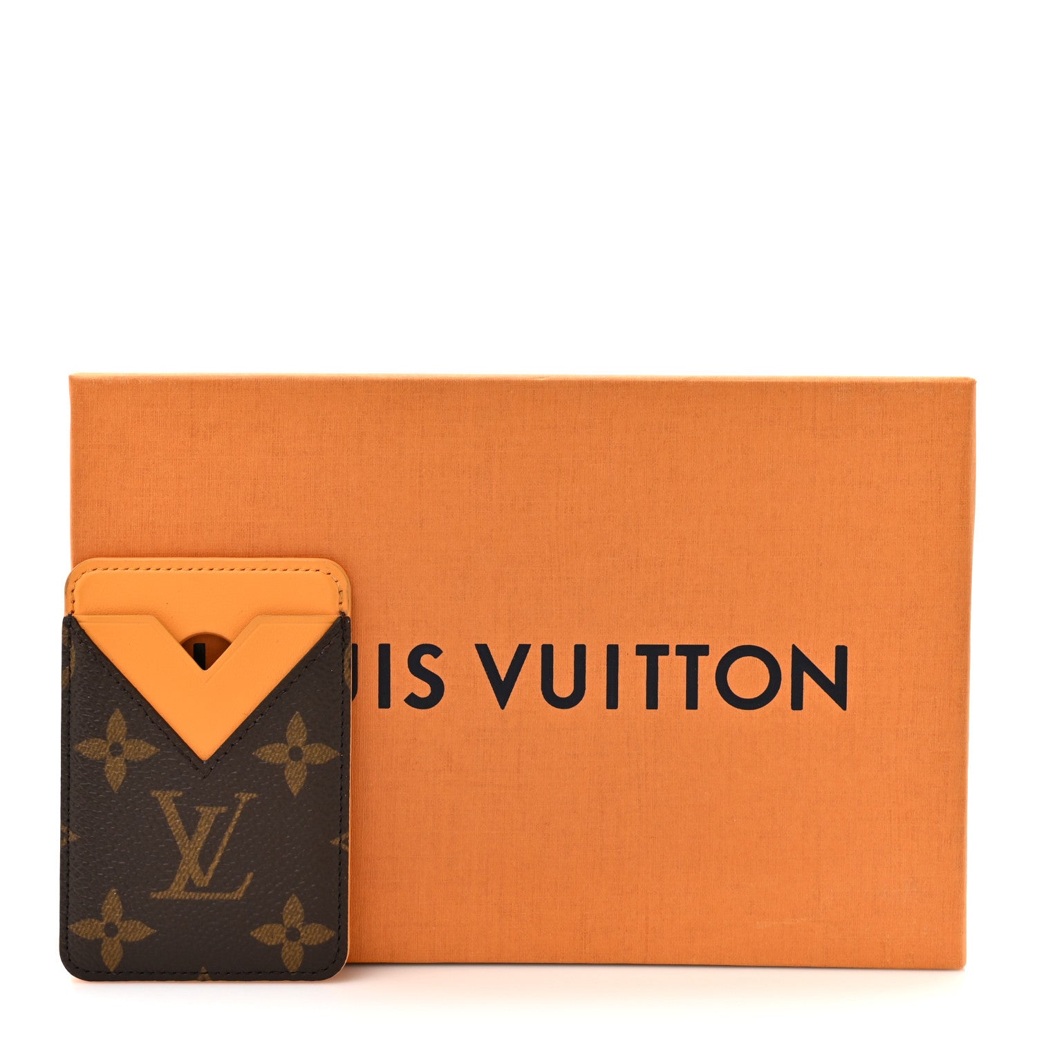 Louis Vuitton Monogram Macassar Magnetic Card Holder Safran Yellow 8 of 8