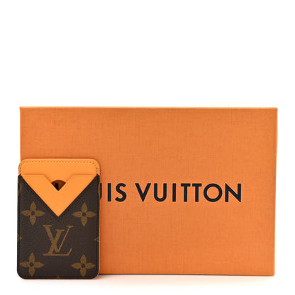 Louis Vuitton Monogram Macassar Magnetic Card Holder Safran Yellow 8 of 8