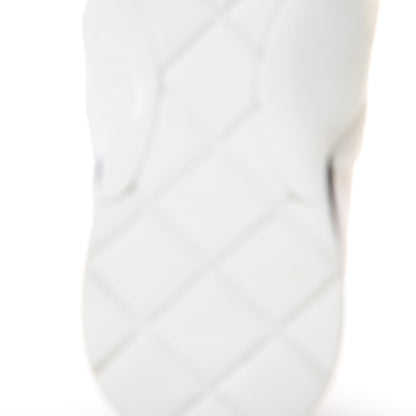 Chanel Stretch Fabric CC Sneakers 38 White 6 of 10