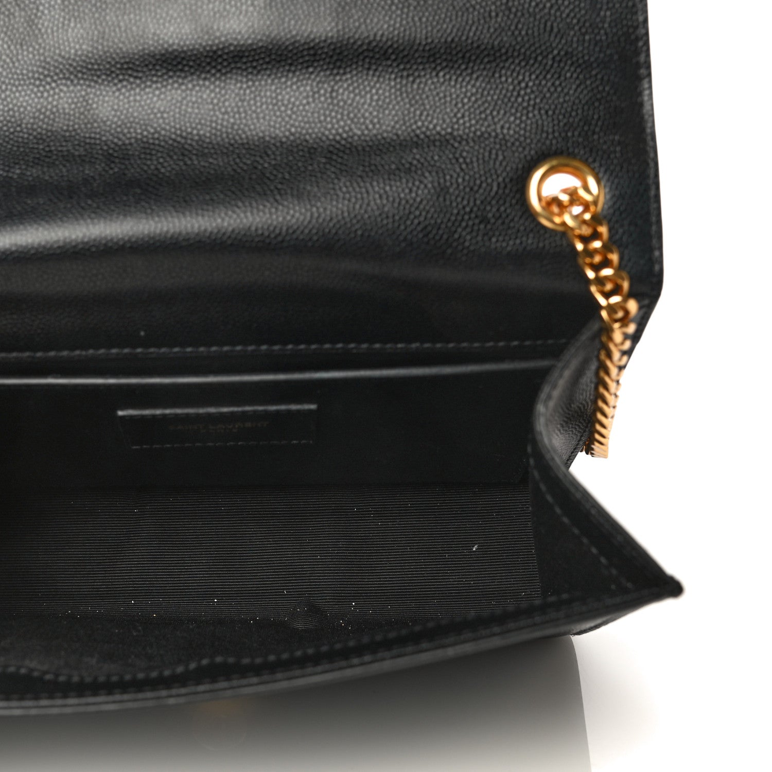 Saint Laurent Grain De Poudre Small Monogram Kate Satchel Black 5 of 10