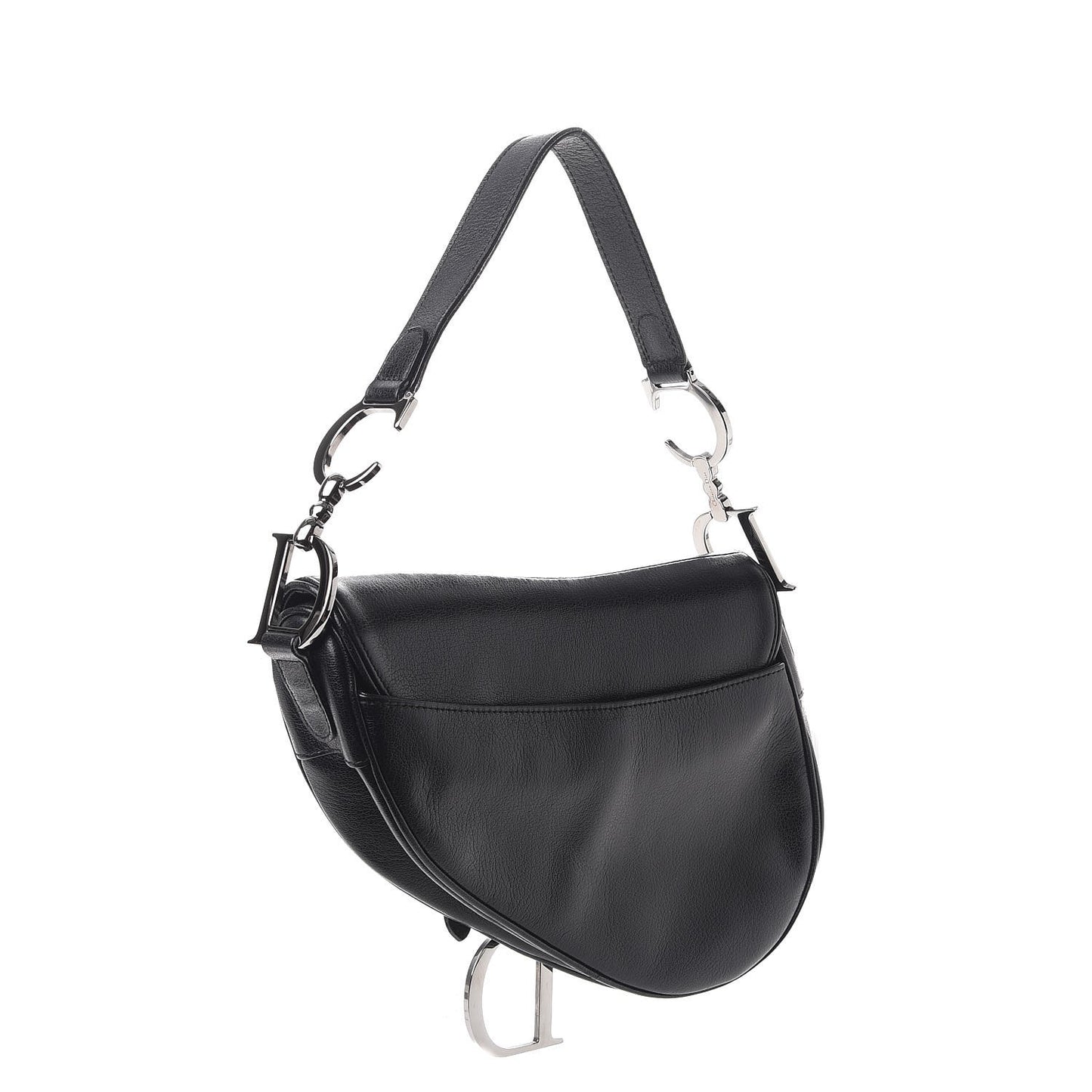 Calfskin Saddle Bag Black