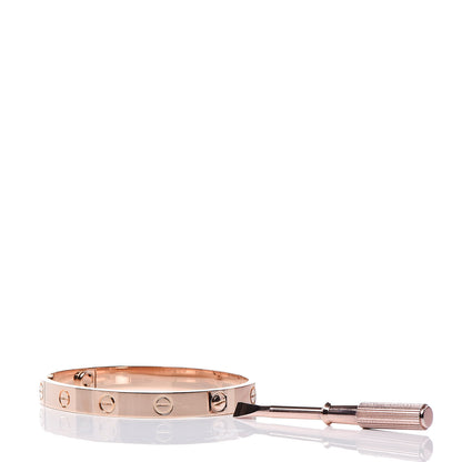 Cartier 18K Pink Gold LOVE Bracelet 16 6 of 7