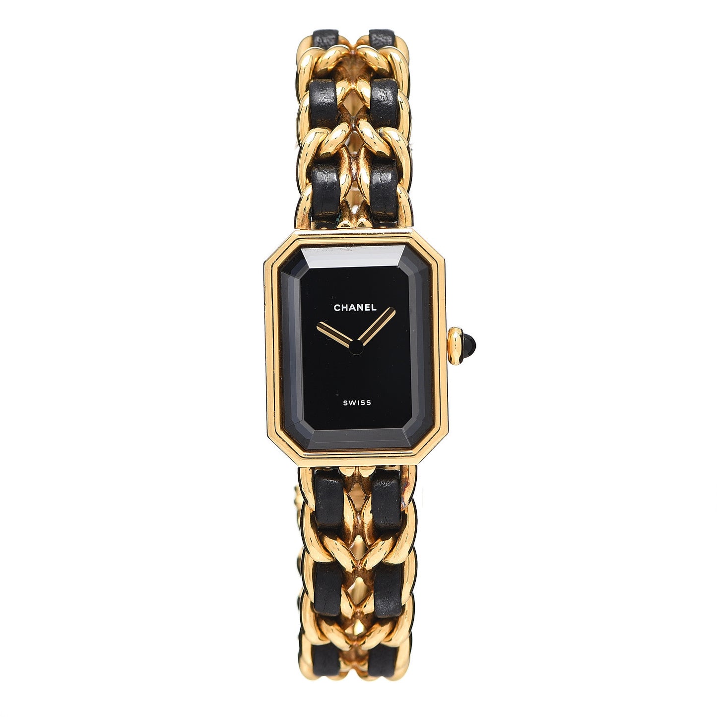 Stainless Steel Lambskin 20mm Chain Premiere Quartz Watch Gold L