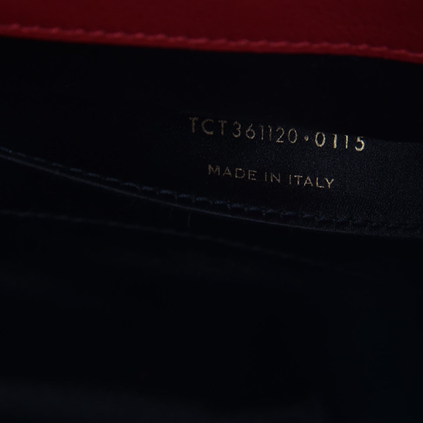 Calfskin Monogram Large Belle De Jour Clutch Red