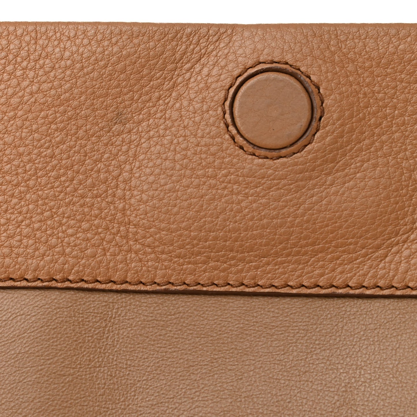 Vitello Daino Flap Shoulder Bag Caramel