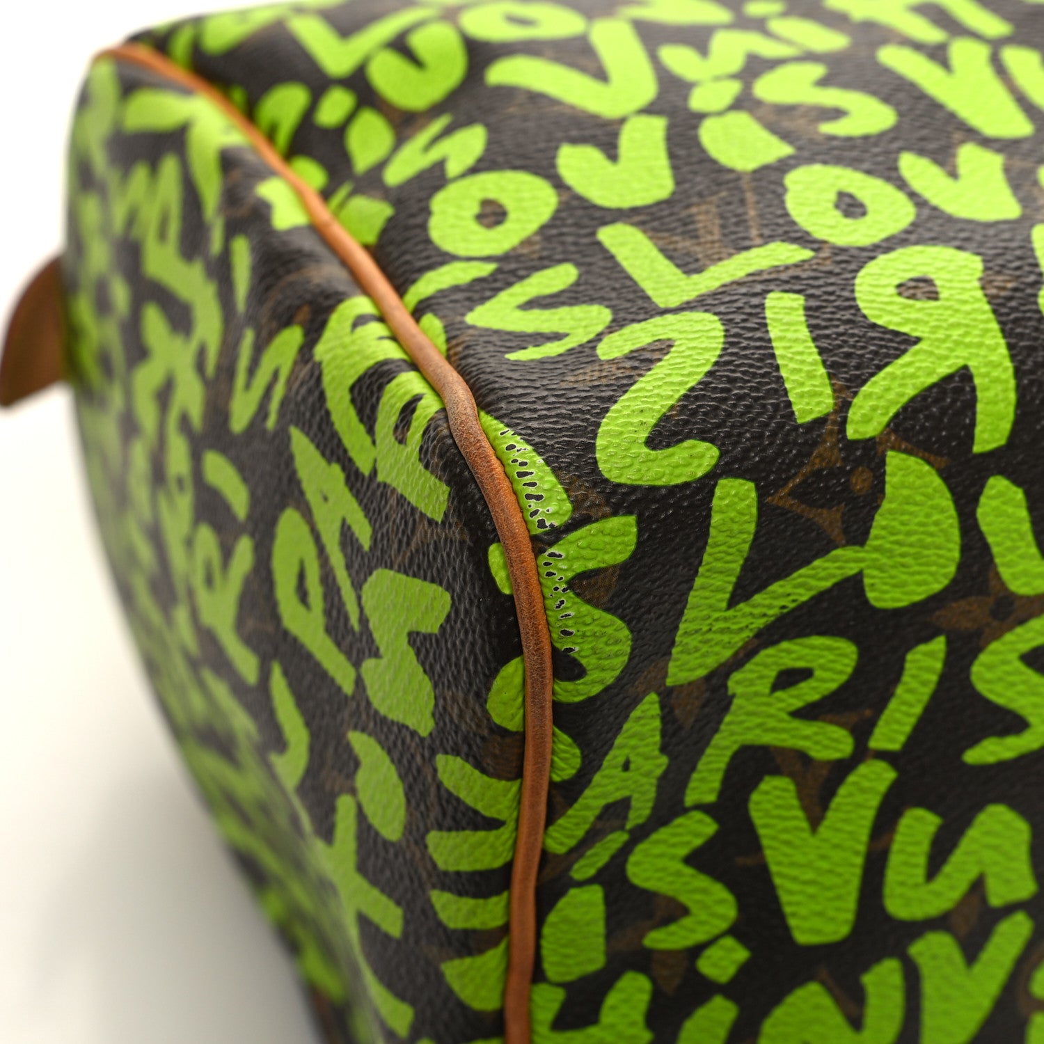 Louis Vuitton Monogram Graffiti Speedy 30 Green 9 of 13