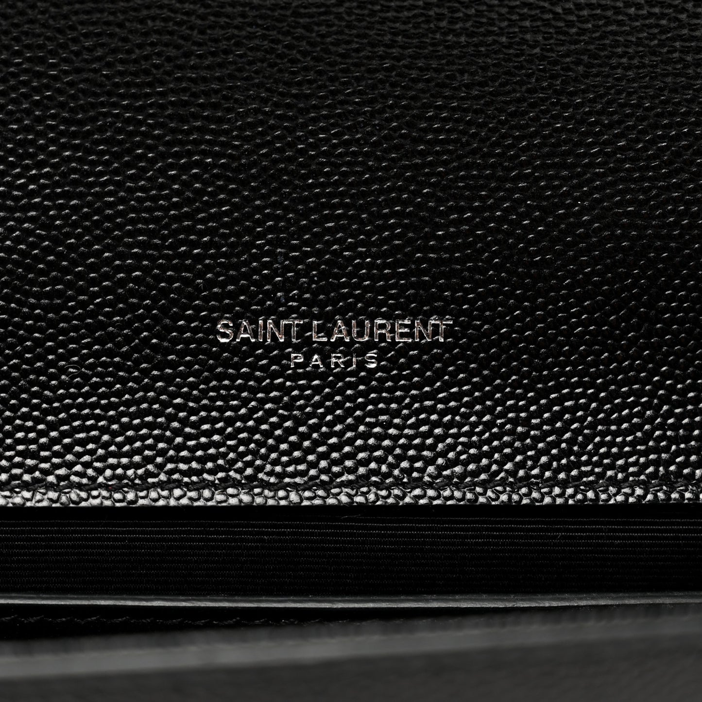Grain De Poudre Monogram Cassandre Clutch Black