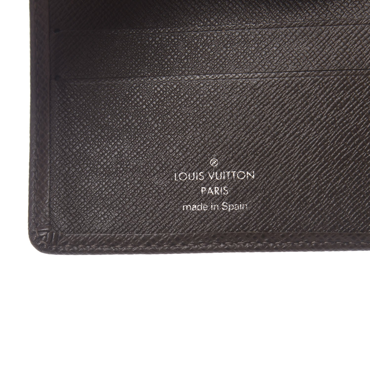 Louis Vuitton Taiga Mens Billfold Wallet 3 Flaps Grizzli 6 of 6