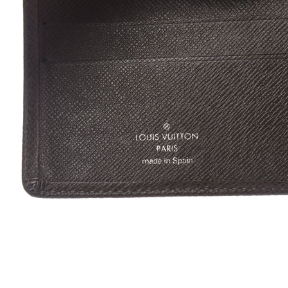 Louis Vuitton Taiga Mens Billfold Wallet 3 Flaps Grizzli 6 of 6