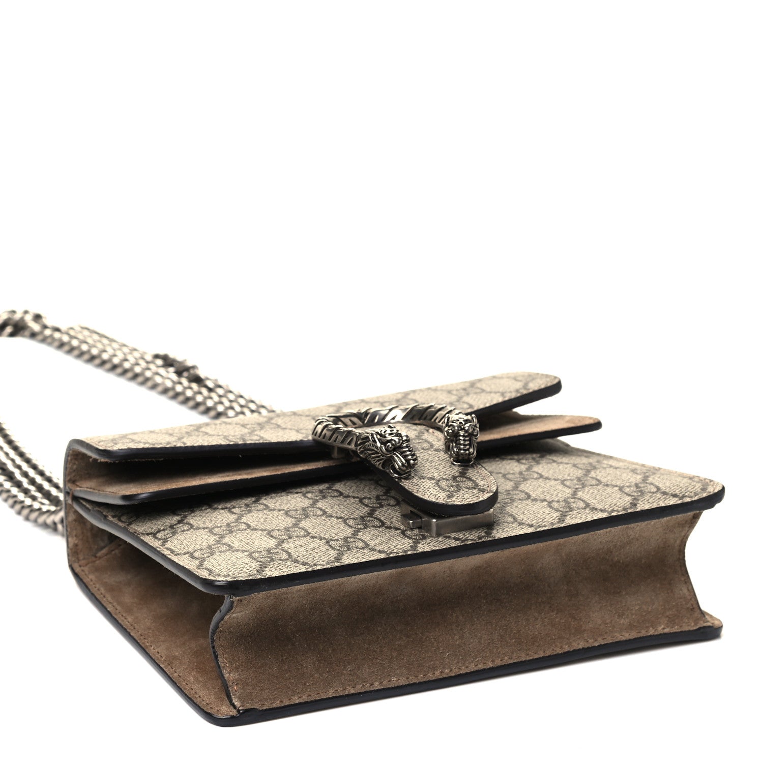 Gucci GG Supreme Monogram Mini Dionysus Shoulder Bag Taupe 3 of 4