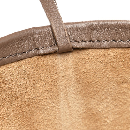 The Row Grained Calfskin Large N/S Park Tote Dark Taupe 6 of 10