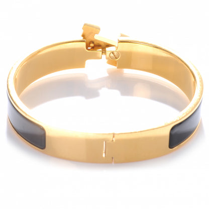 Hermes Enamel Narrow Clic Clac H Bracelet PM Black 4 of 5