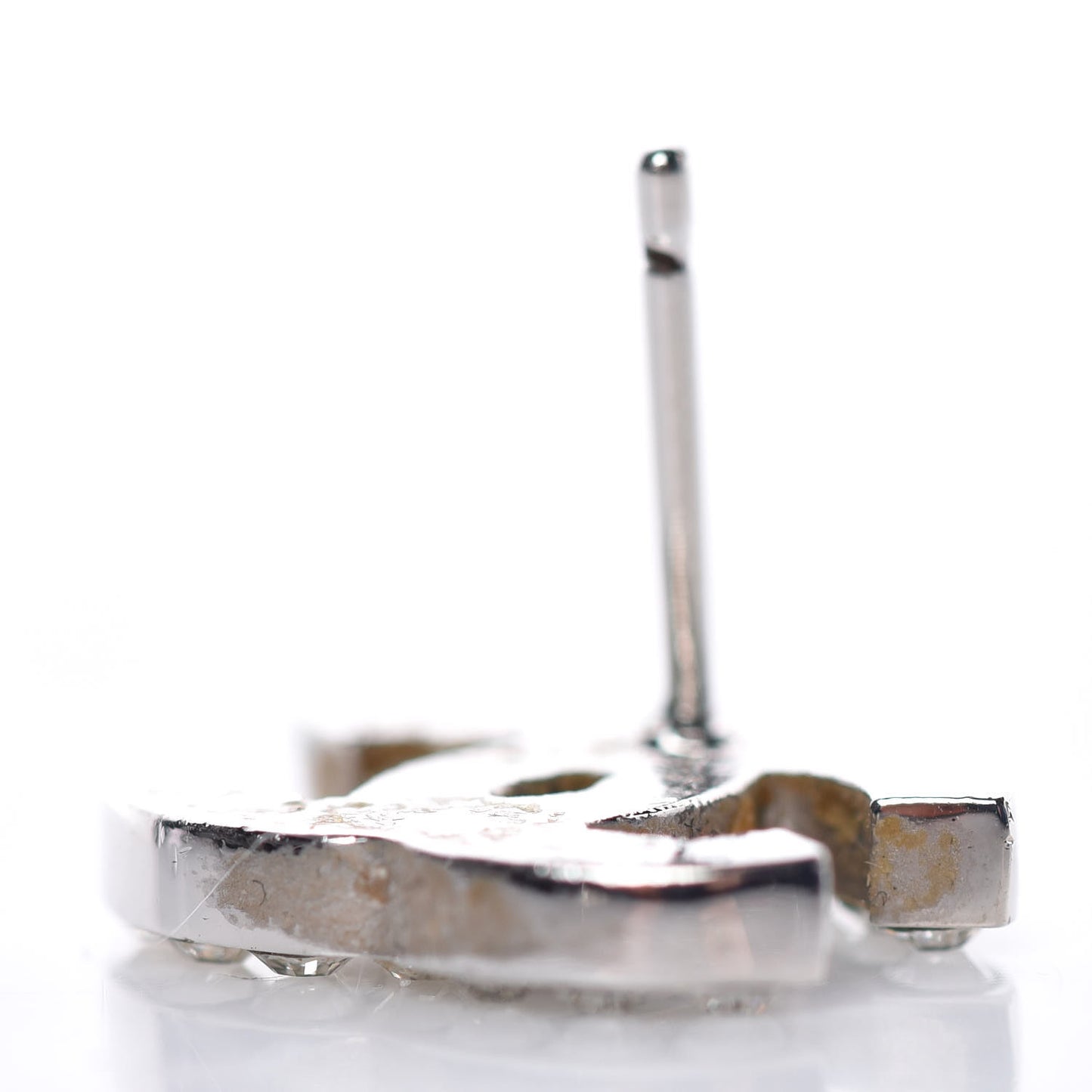 Crystal Timeless CC Earrings Silver