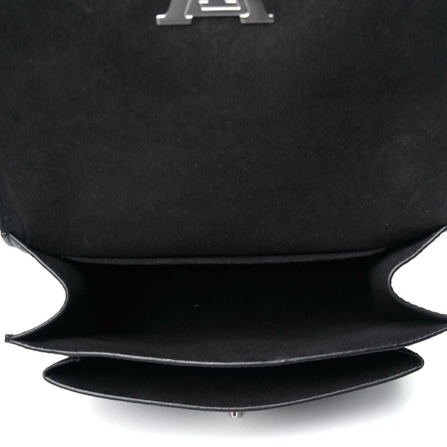 Soft Calfskin My Lockme Chain Bag BB Black
