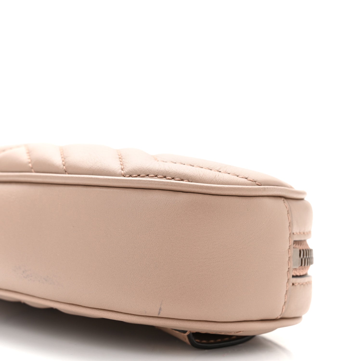 Gucci Calfskin Matelasse GG Marmont Belt Bag 85 34 Porcelain Rose 11 of 13