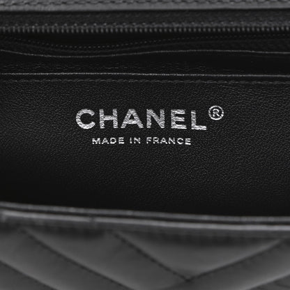 Chanel Aged Calfskin Chevron Quilted 2.55 Reissue Mini Flap So Black 6 of 10