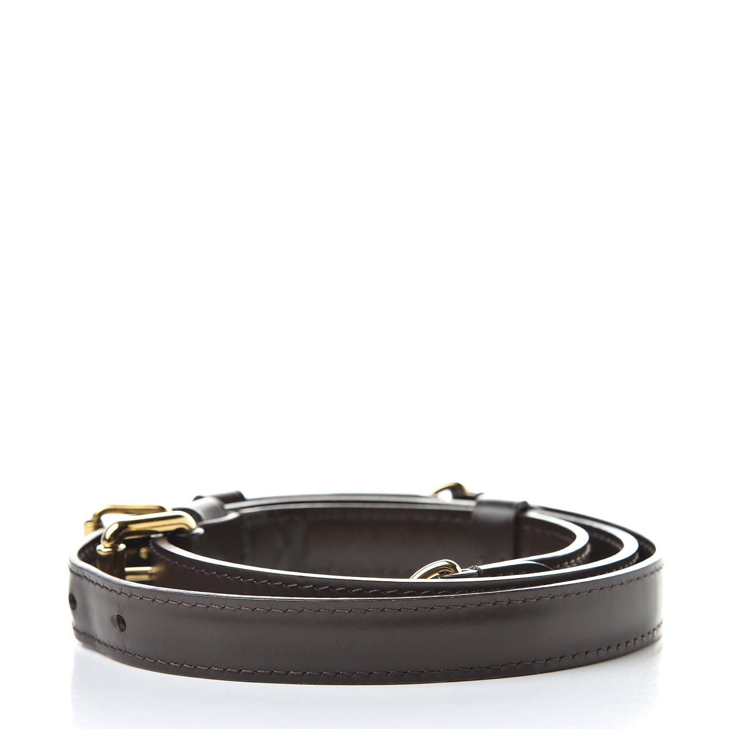 Louis Vuitton Calfskin 20mm Adjustable Strap Brown 2 of 6
