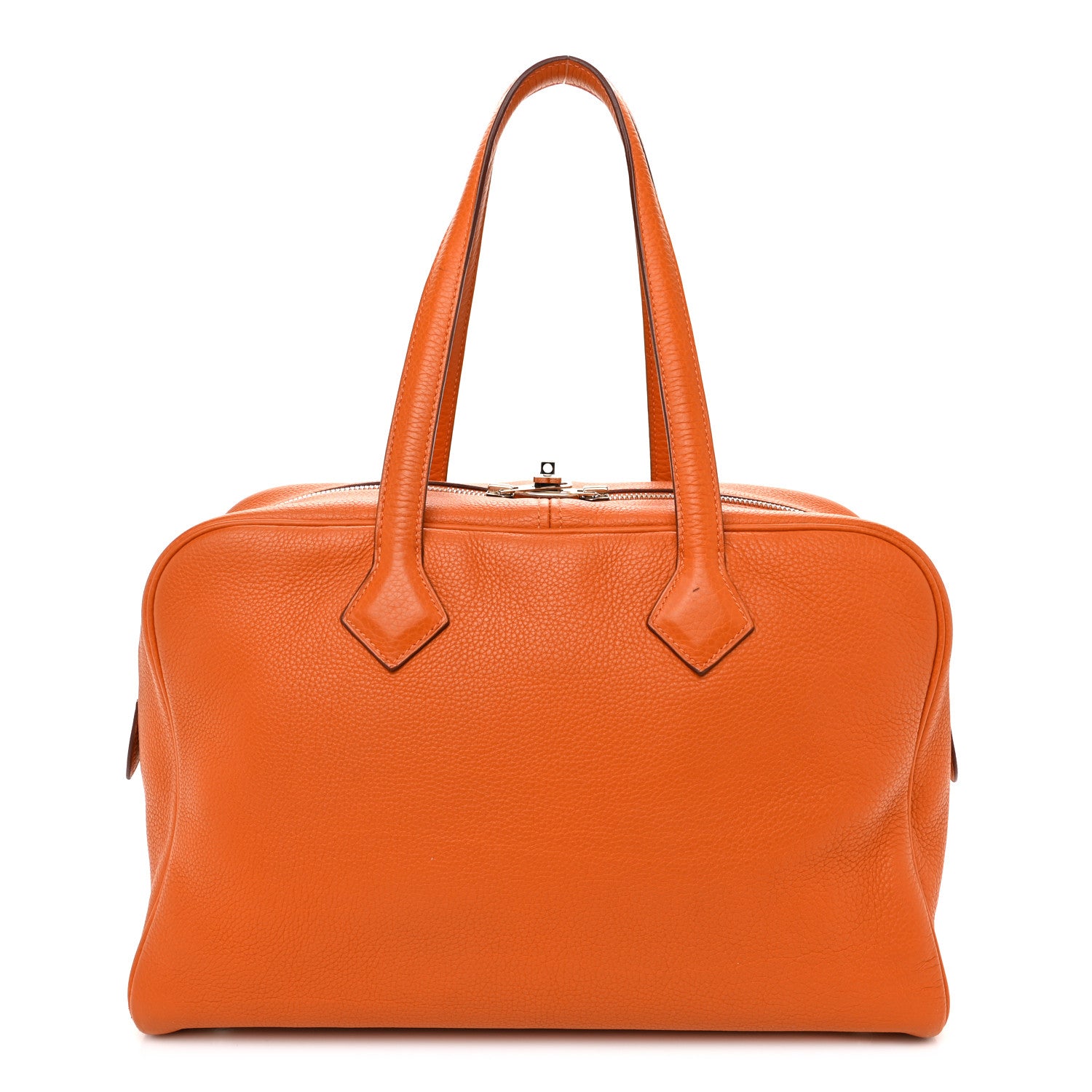 Hermes Taurillon Clemence Victoria II 35 Orange 1 of 11