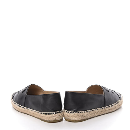 Chanel Lambskin CC Espadrilles 39 Black 12 of 14