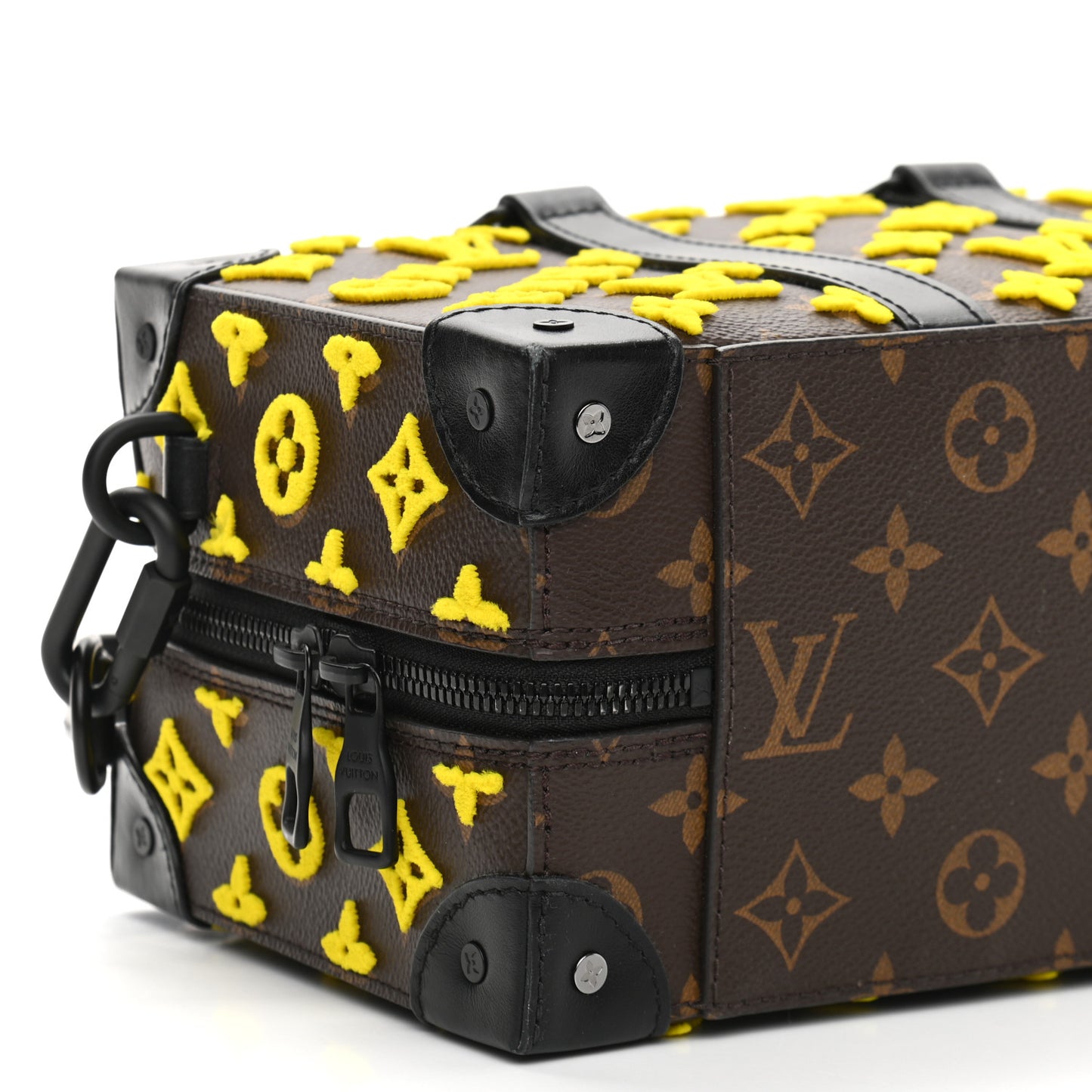 Monogram Tuffetage Speedy Trunk Jaune