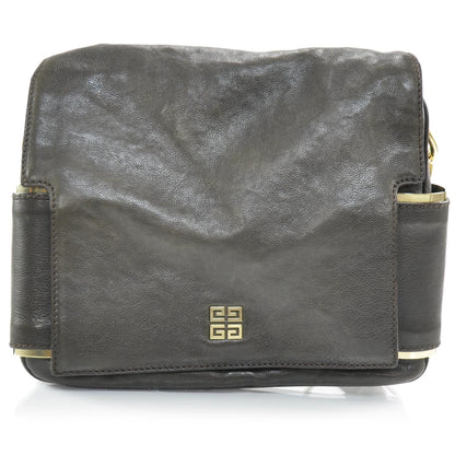 Givenchy Leather Melancholia Shoulder Bag Brown 1 of 9