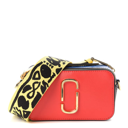 Marc Jacobs Saffiano Small Snapshot Camera Bag Red Multicolor 1 of 9