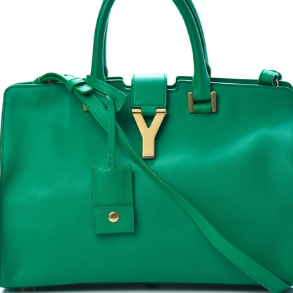 Saint Laurent Calfskin Small Classic Y Cabas Green 7 of 12
