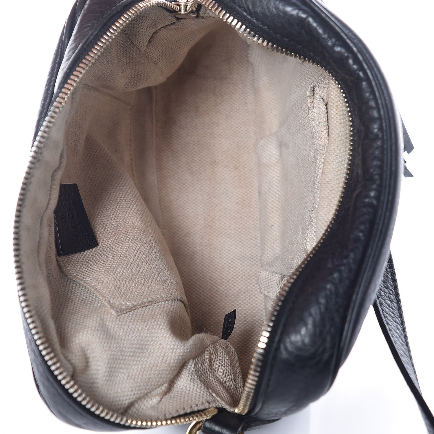 Gucci Pebbled Calfskin Small Soho Disco Bag Black 5 of 7