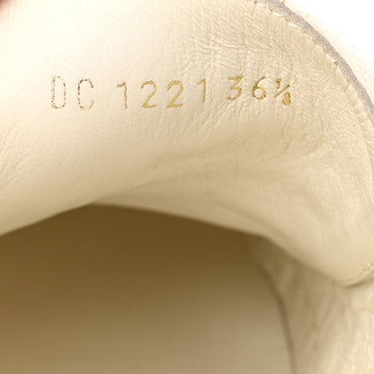 Christian Dior Laminated Canvas Cannage Embroidered Womens Walk'N'Dior Low Top Sneakers 36.5 Metal Rose 8 of 14