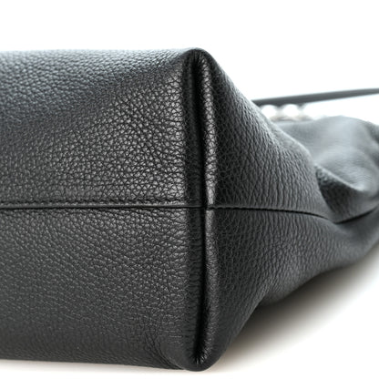 Loewe Mellow Nappa Medium Donut Chain Flamenco Knot Clutch Black 10 of 10