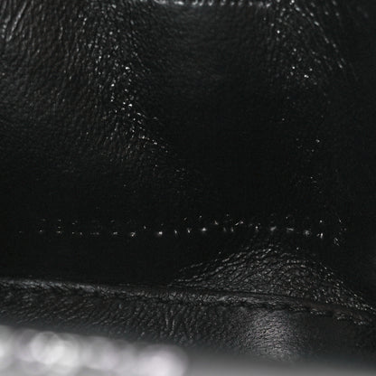 Balenciaga Metallic Shiny Calfskin Crocodile Embossed Hourglass Top Handle Bag XS Aluminum 8 of 11