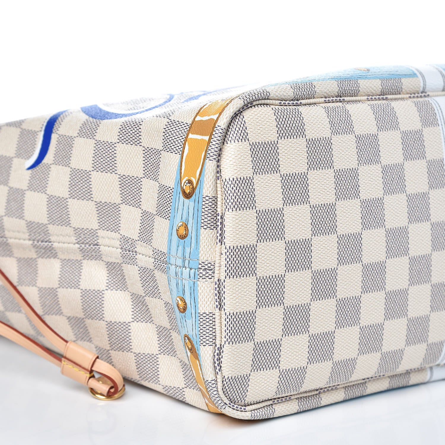 Louis Vuitton Damier Azur Summer Trunks Capri Neverfull MM 10 of 11