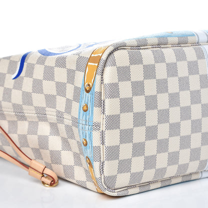 Louis Vuitton Damier Azur Summer Trunks Capri Neverfull MM 10 of 11