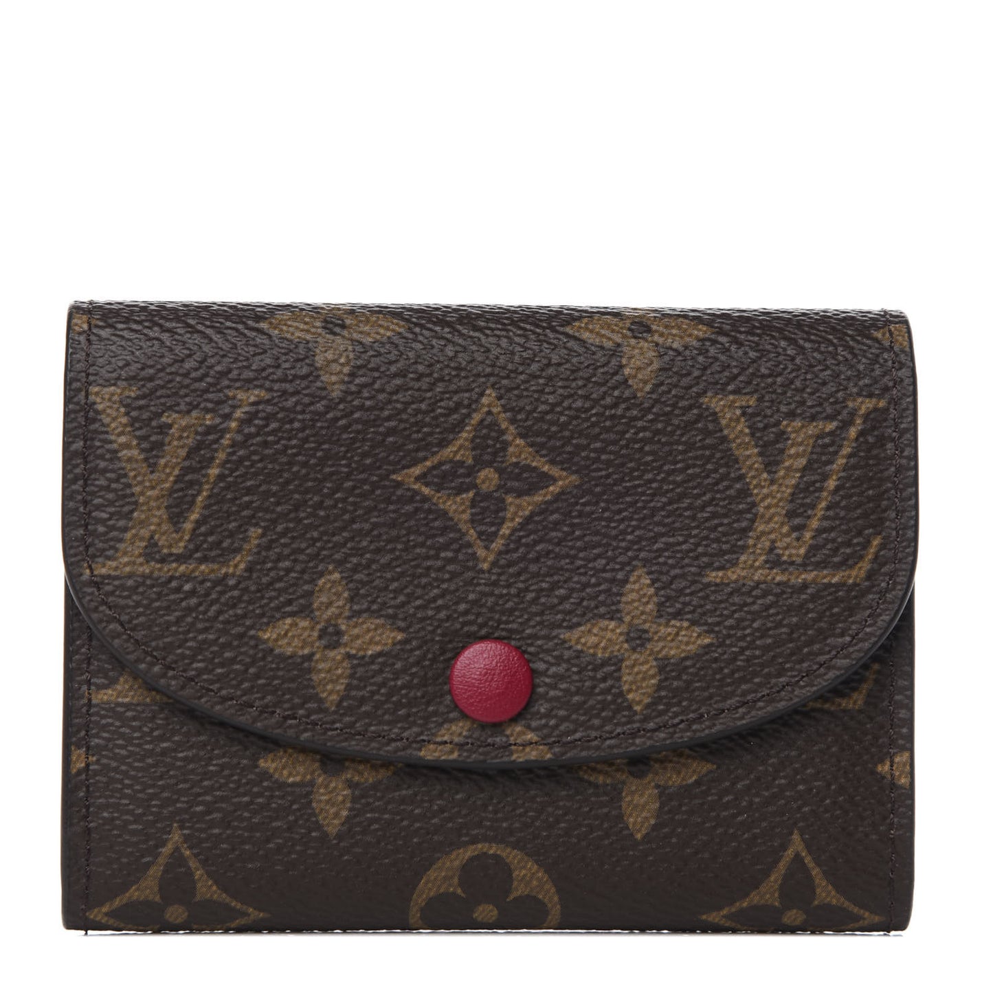 Monogram Rosalie Coin Purse Fuchsia