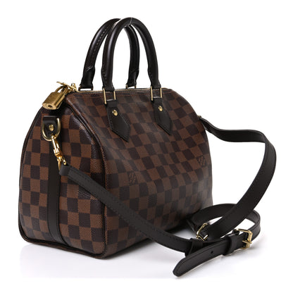 Louis Vuitton Damier Ebene Speedy Bandouliere 25 3 of 9