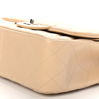 Chanel Caviar Quilted Jumbo Double Flap Beige Clair 9 of 9