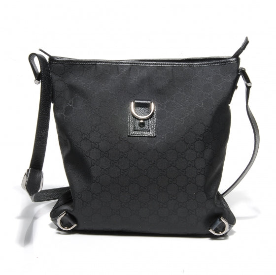 Monogram Abbey Messenger Bag Black