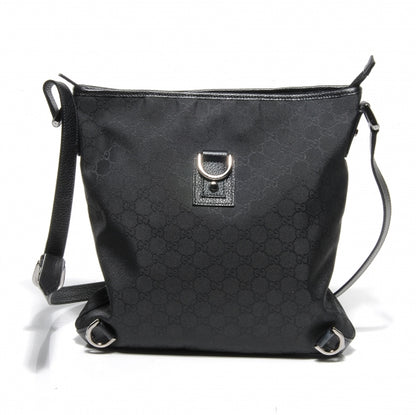 Gucci Monogram Abbey Messenger Bag Black 1 of 8