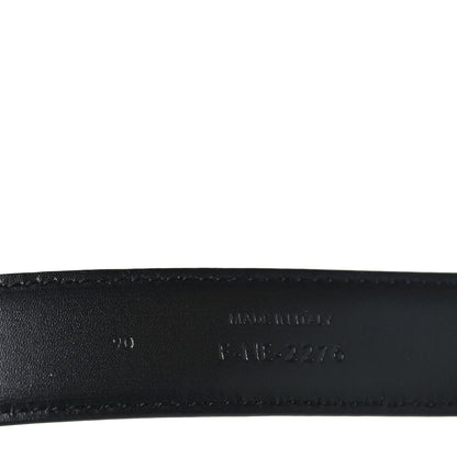 Celine Box Calfskin BC 27 25mm Belt Belt 90 36 Black 4 of 8