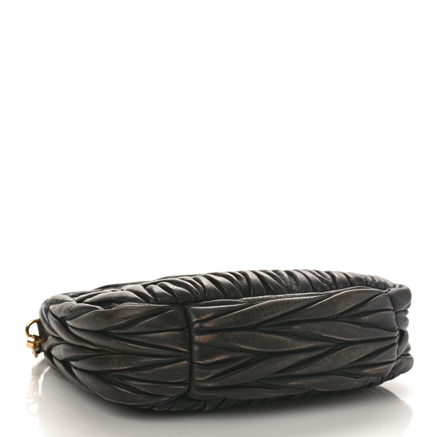 Miu Miu Nappa Matelasse Small Wander Hobo Sabbia Caffe 4 of 8