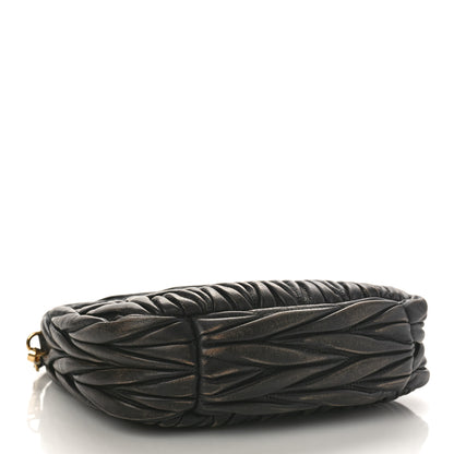 Miu Miu Nappa Matelasse Small Wander Hobo Sabbia Caffe 4 of 8